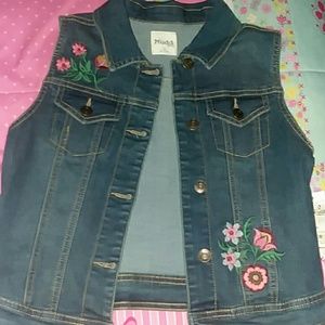 Kids jean vest